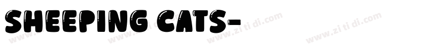 Sheeping Cats字体转换